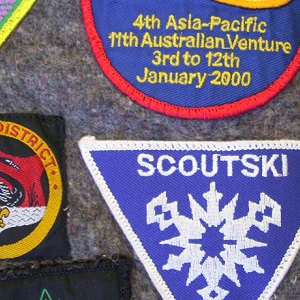 Scout clothing, scarves & badges