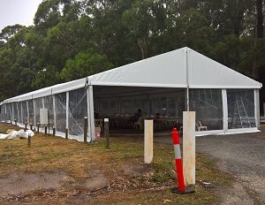 Marquee clear span for Hire