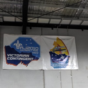 Victorian Contingent Scout Banners
