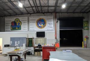 Scout Events banners at Q Store