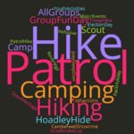 Scout Activity wordcloud