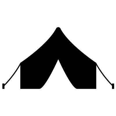 Tent silhouette