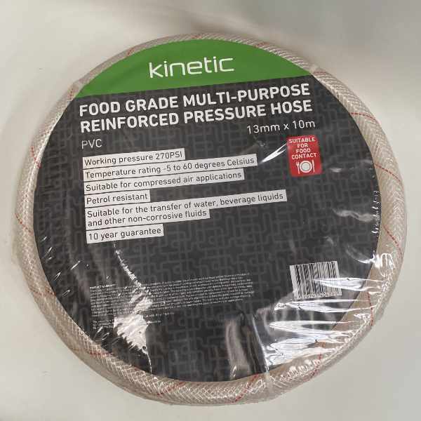 20m roll of food grade hose