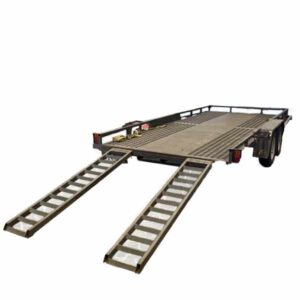 Car Trailer with two Ramps
