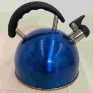 Blue Lightweight kettle with whistle