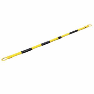 yellow and black extension safety bar